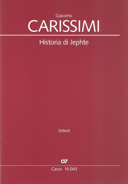 Carissimi: Historia di Jephte