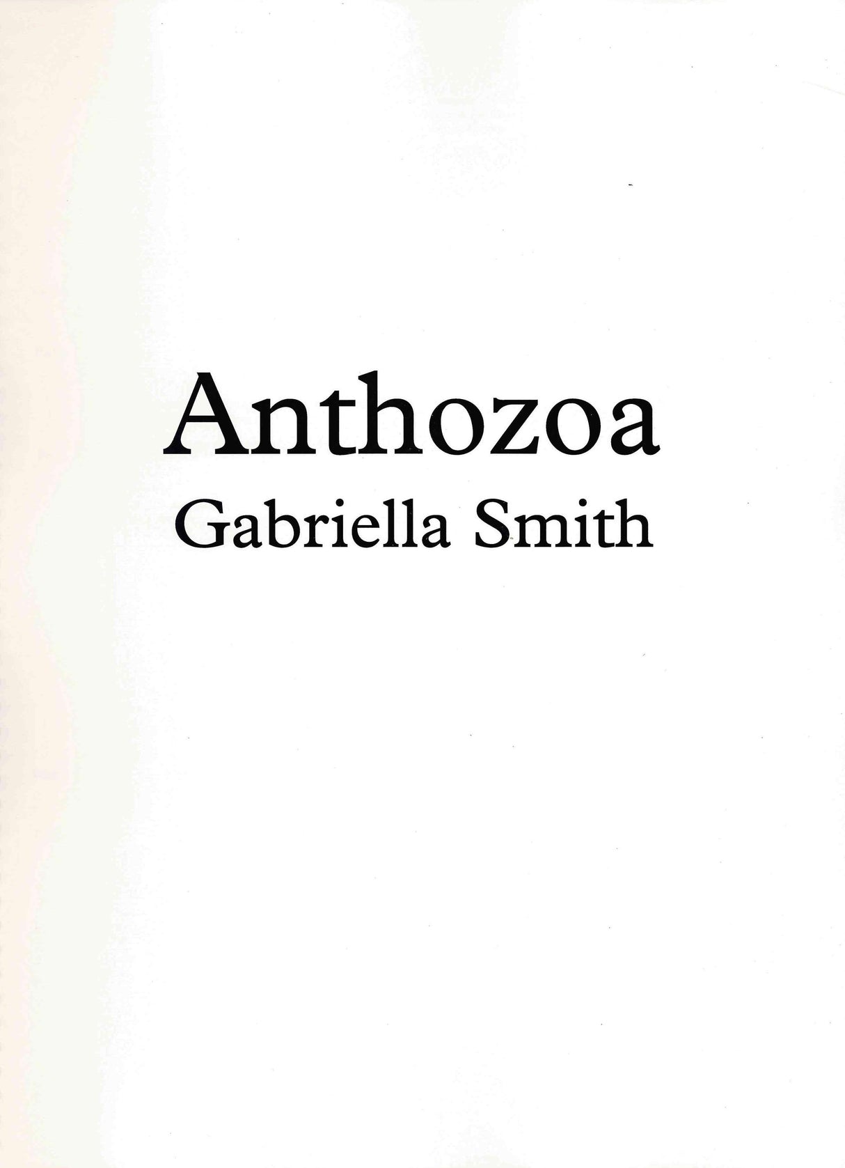 G. Smith: Anthozoa