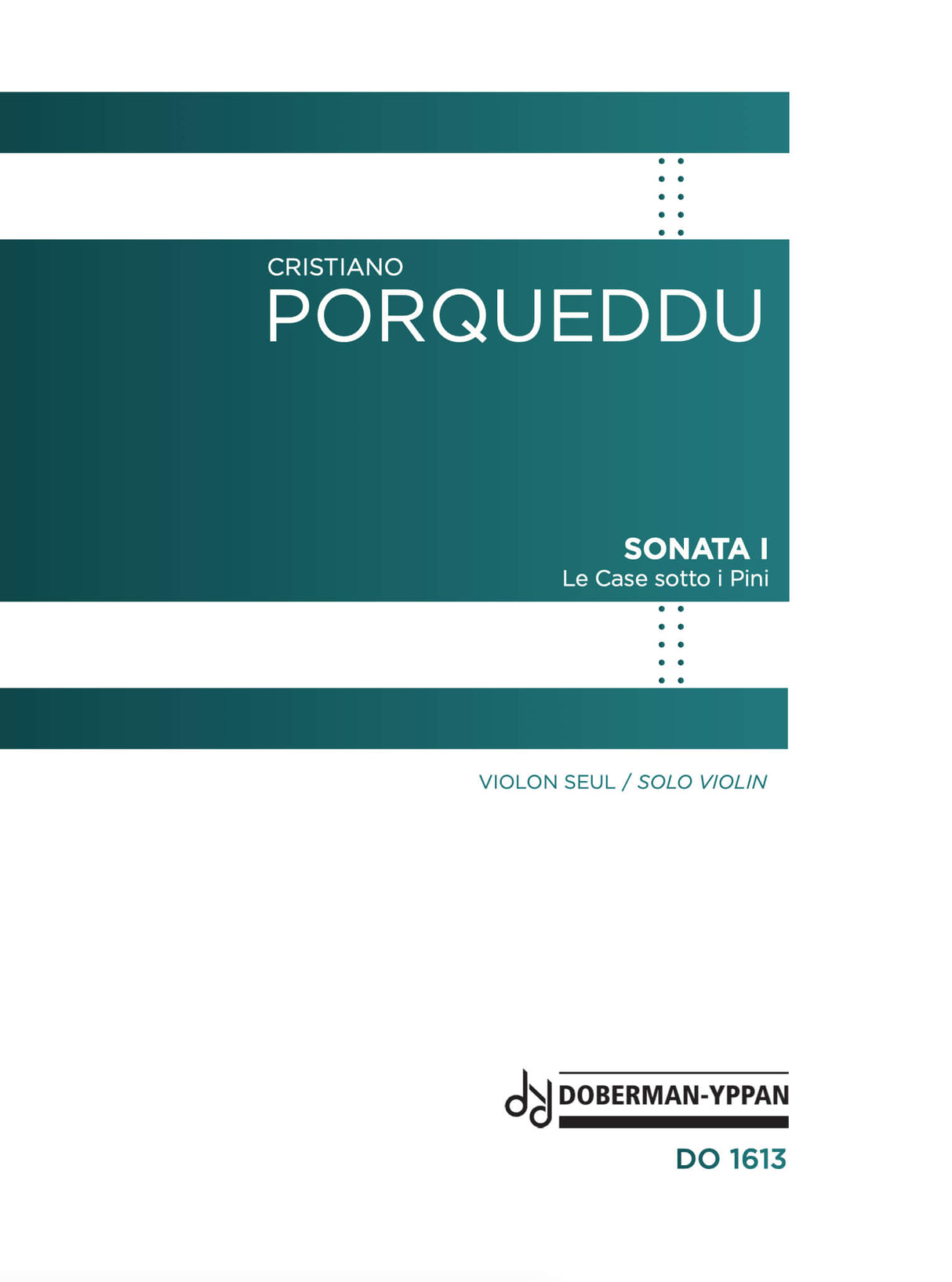 Porqueddu: Violin Sonata No. 1 ("Le Case sotto i Pini")