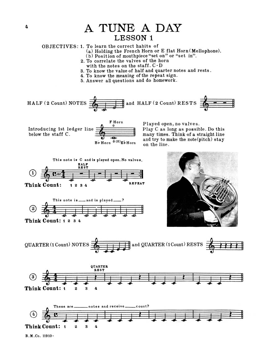 A Tune a Day – French Horn - Book 1