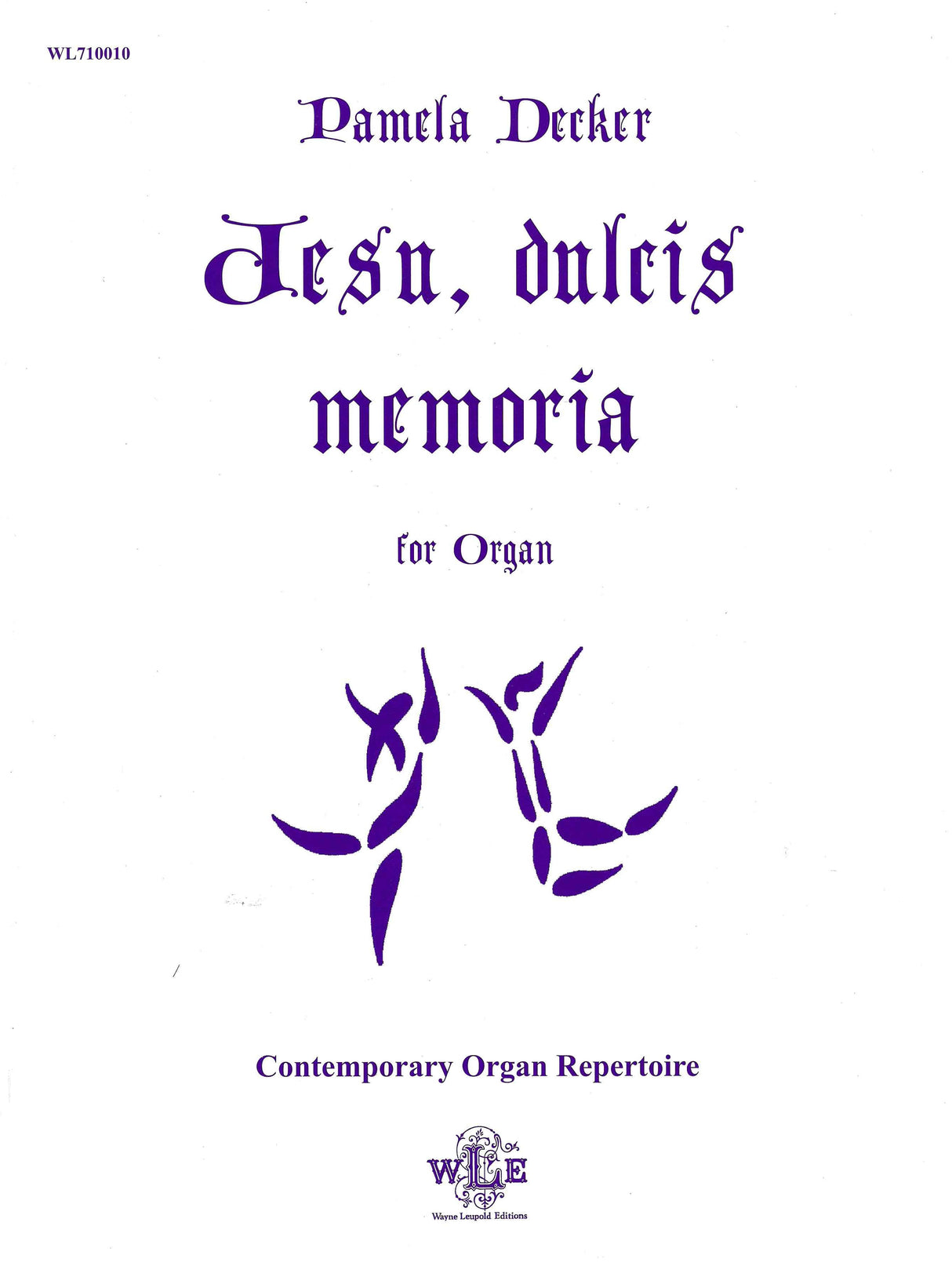 Decker: Jesu, dulcis memoria