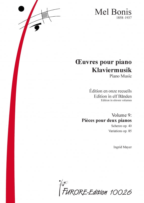 Bonis: Pieces for 2 Pianos