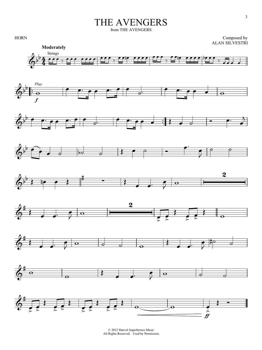 Superhero Themes Instrumental Play-Along for Horn