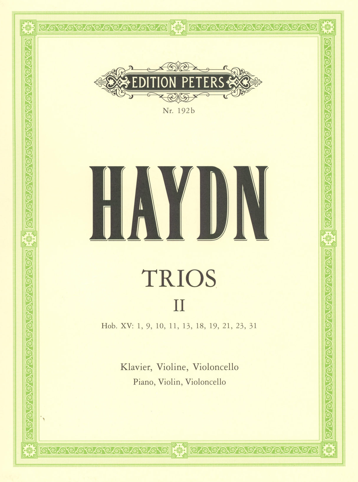 Haydn: Piano Trios - Volume 2