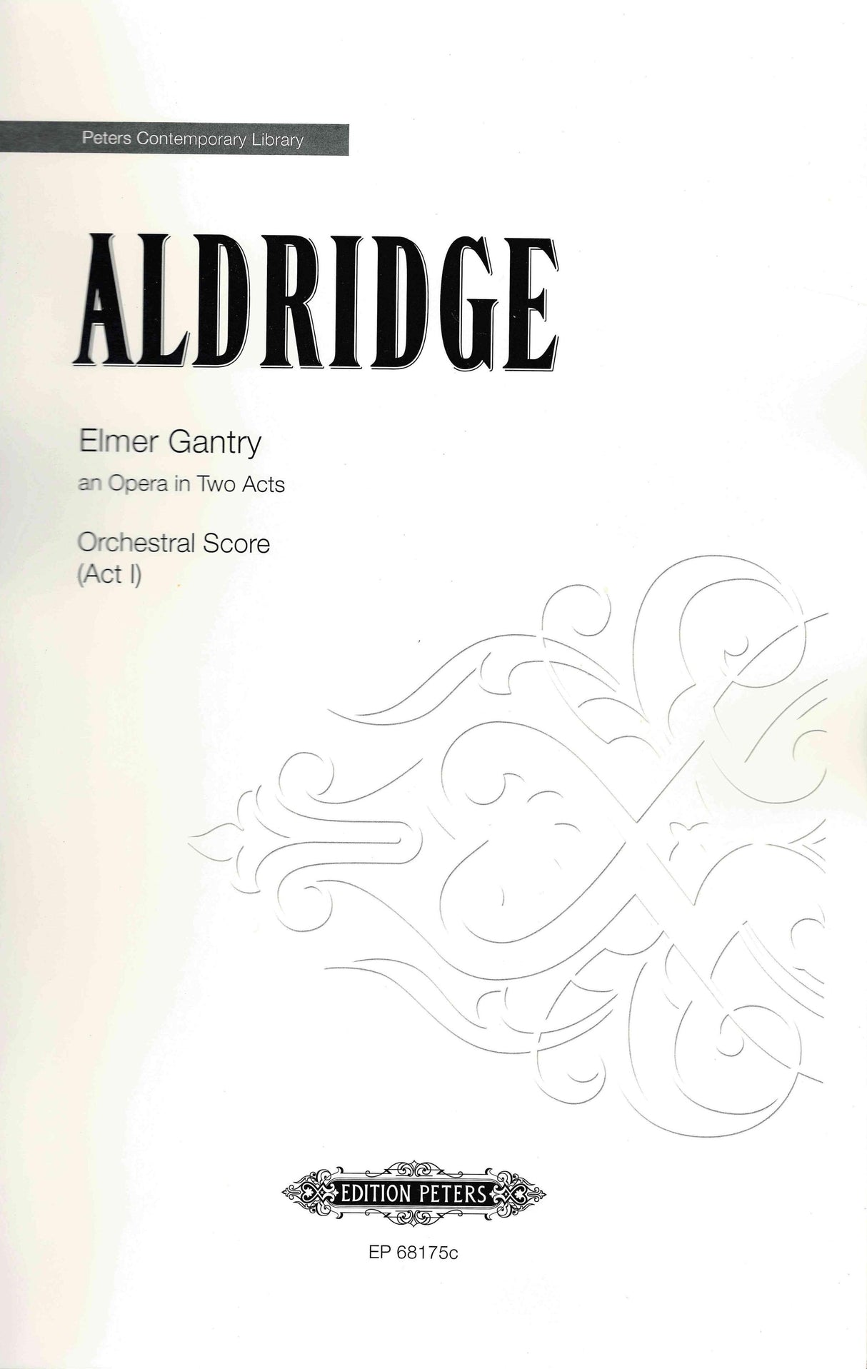 Aldridge: Elmer Gantry