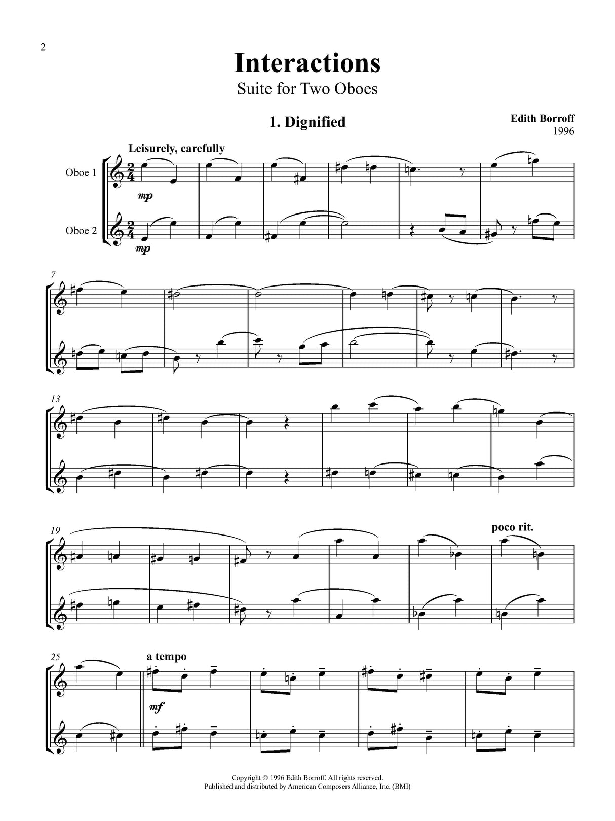 Borroff: Interactions