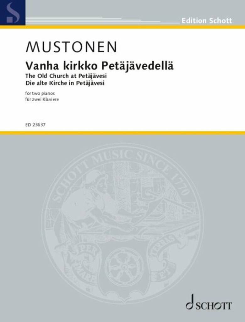 Mustonen: Vanha kirkko Petäjävedellä (Version for 2 Pianos)