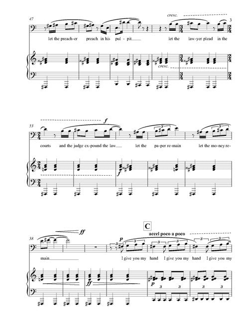 Mazzoli: As Long as We Live (Version for Baritone & Piano)