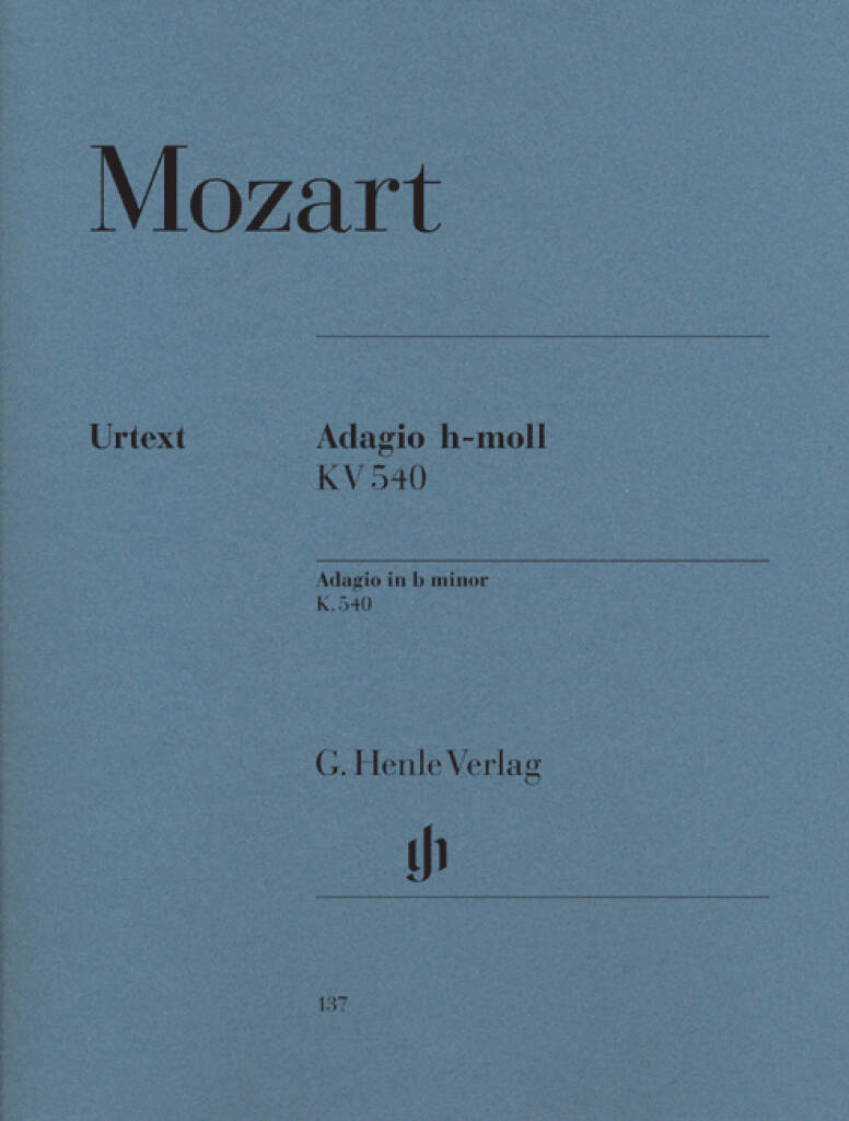 Mozart: Adagio in B Minor, K. 540