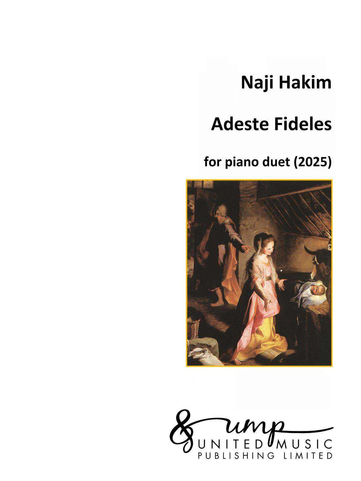Adeste Fideles (arr. for piano 4-hands)
