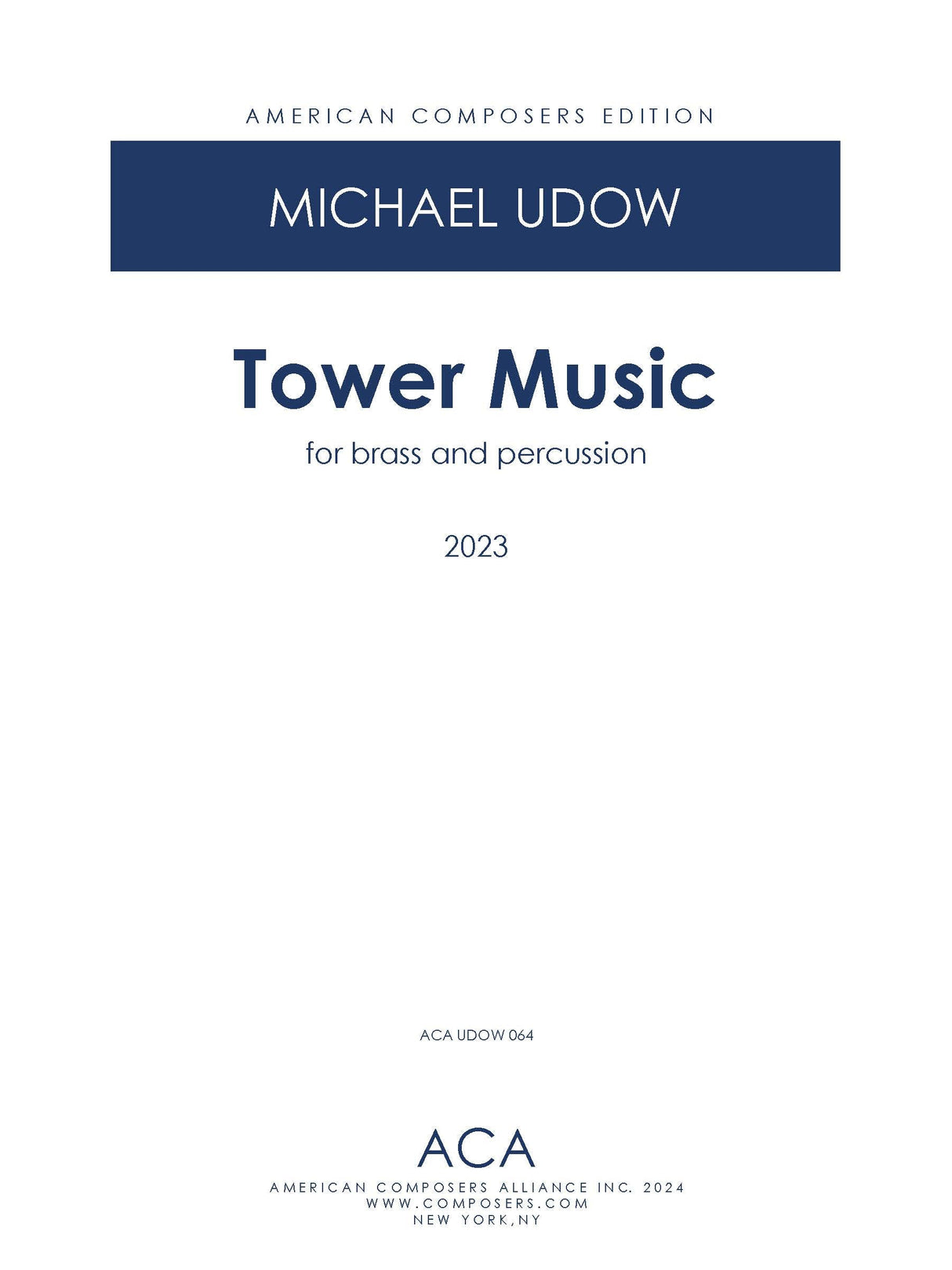 Udow: Tower Music