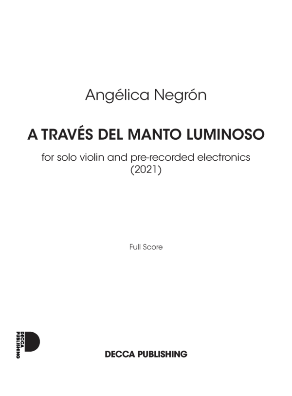 Negrón: A través del manto luminoso