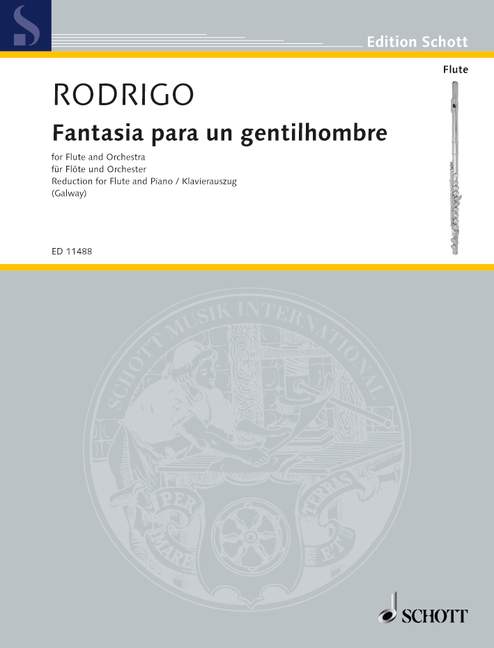 Rodrigo: Fantasía para un gentilhombre (transc. for flute & piano)