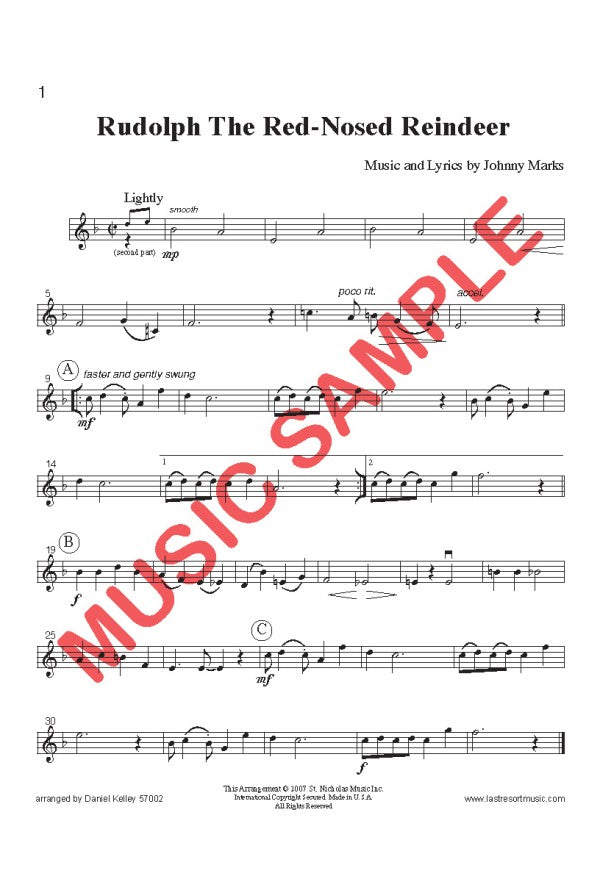 Music for Three - Popular Christmas Favorites