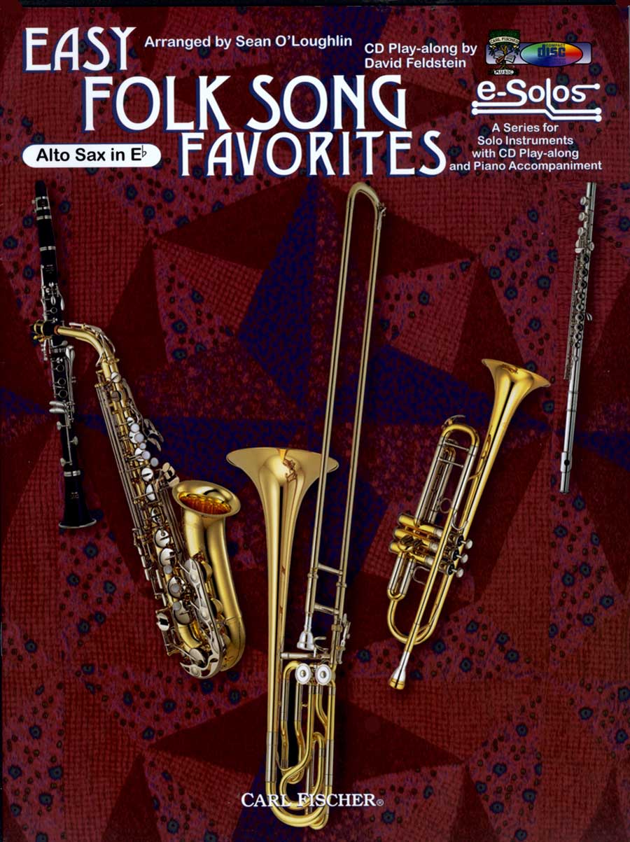 Easy Folk Song Favorites - Alto Sax