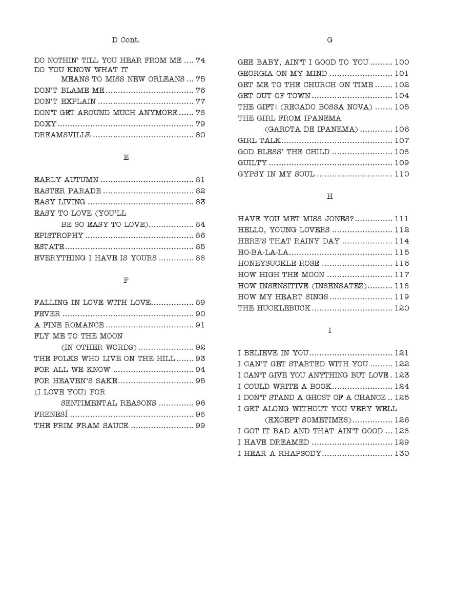 The Real Vocal Book – Volume I