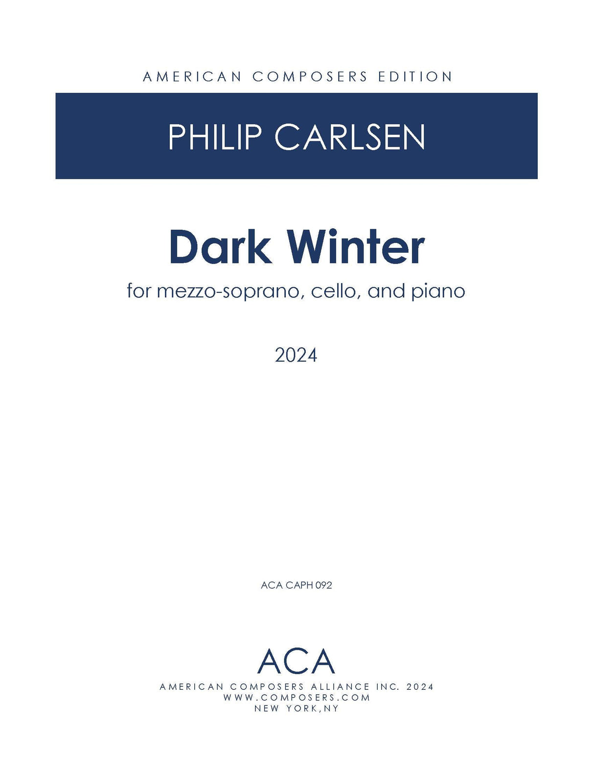 Carlsen: Dark Winter