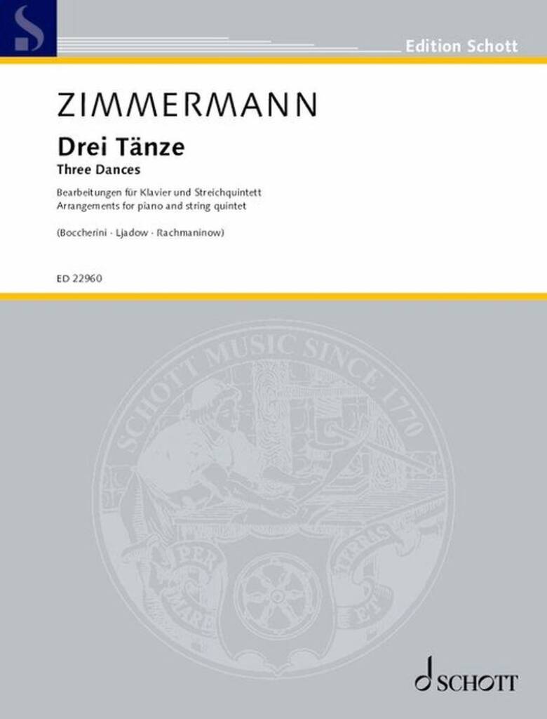 Zimmermann Arrangements - Volume 2 (3 Dances)
