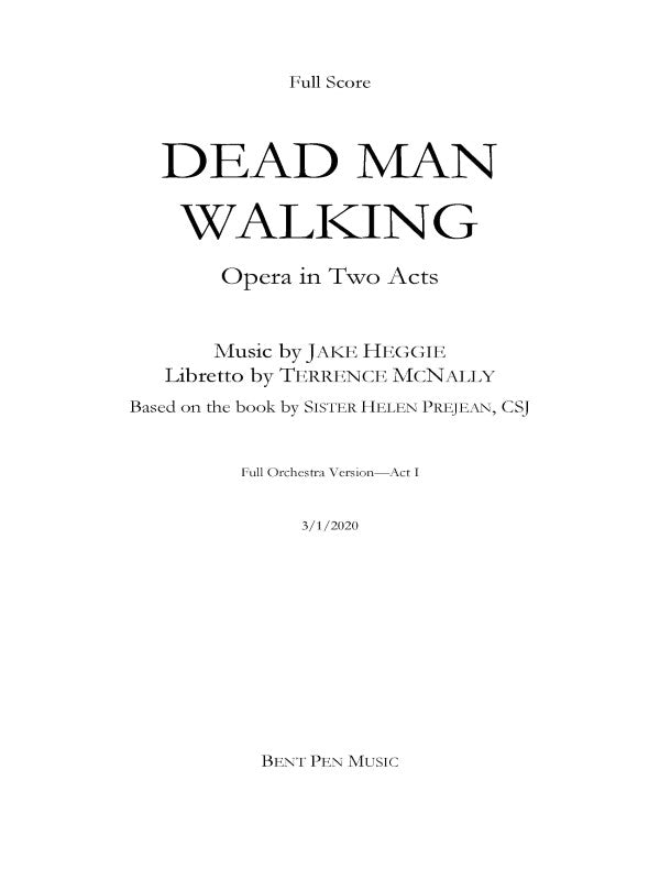 Heggie: Dead Man Walking