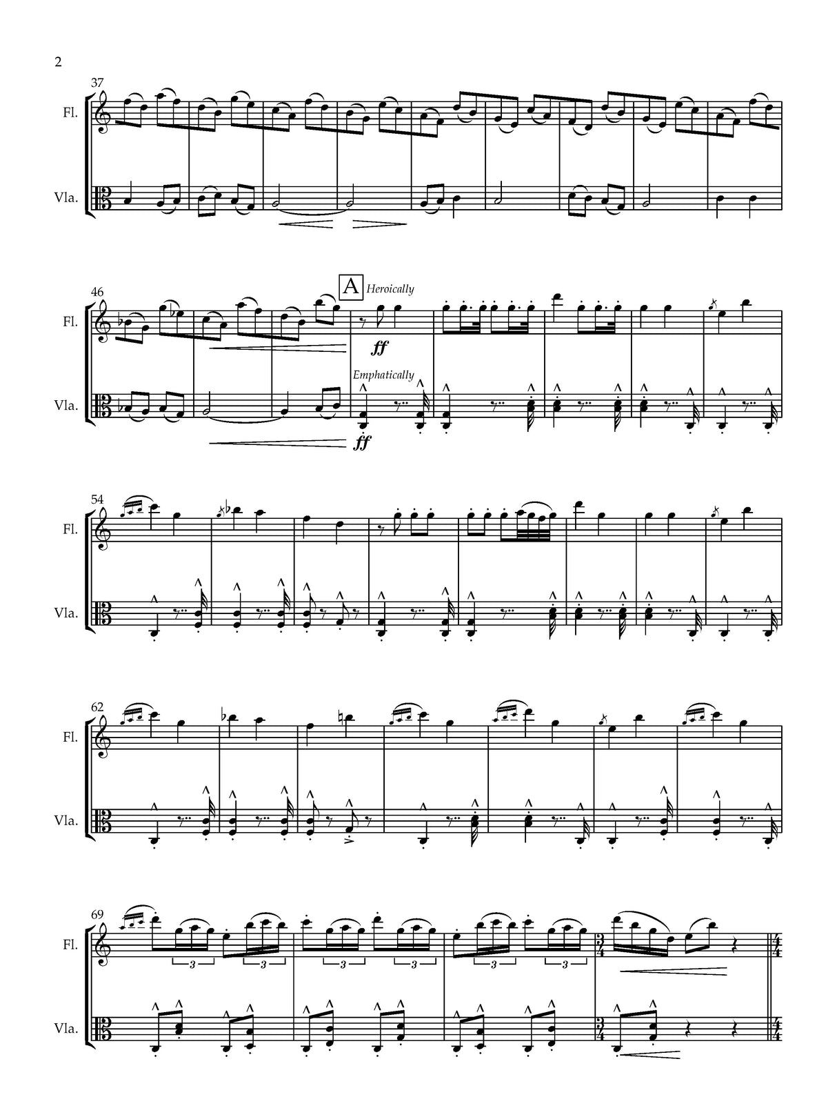 Stubblefield: Music for Flute and Viola, Op. 27