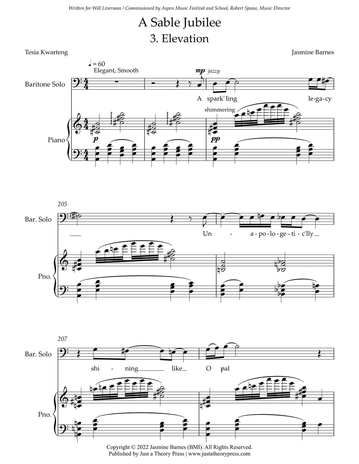 Barnes: A Sable Jubilee