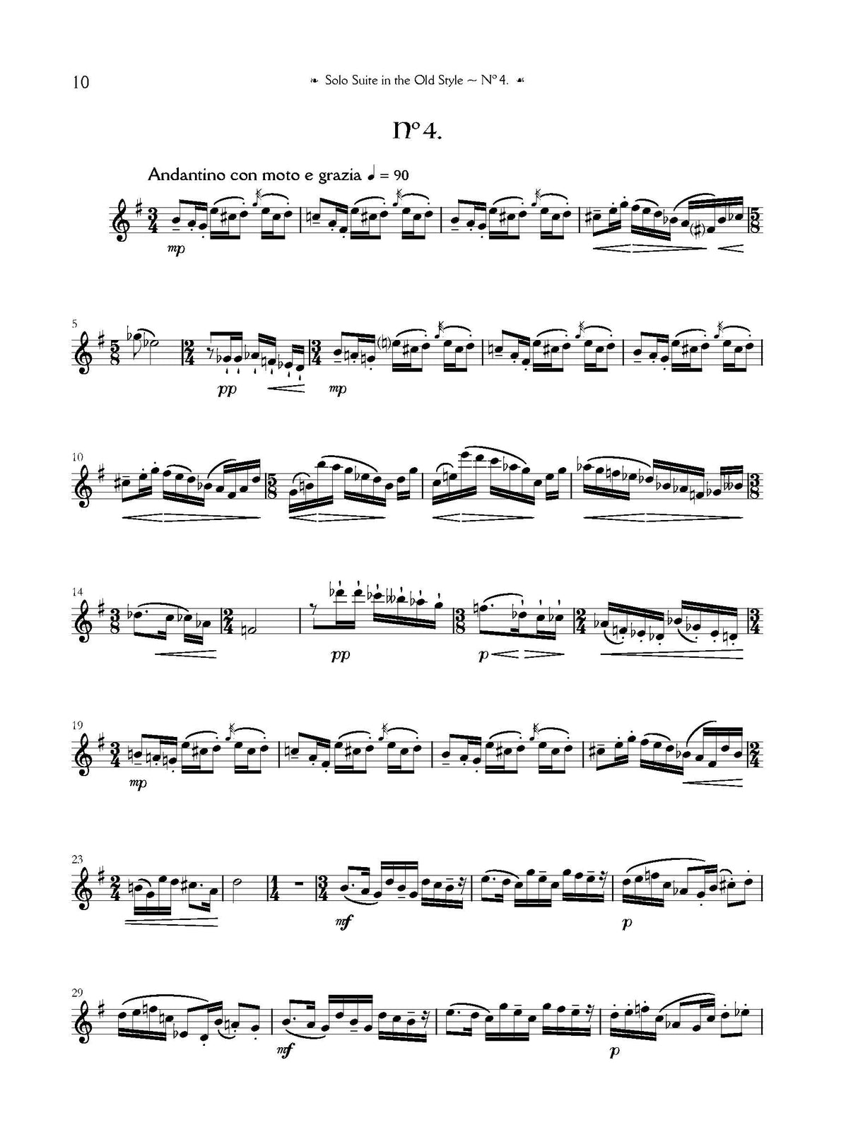 Mecionis: Solo Suite in the Old Style