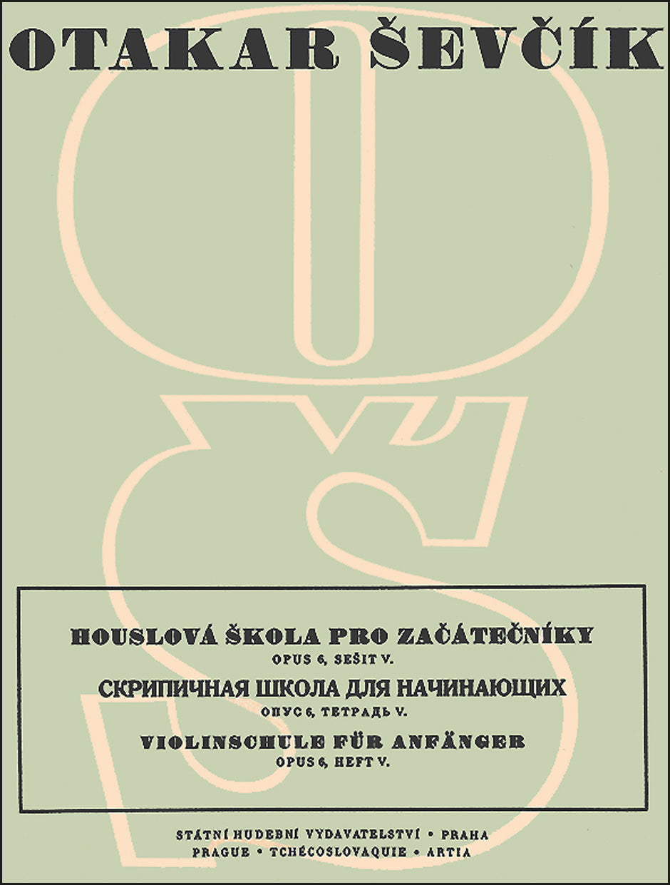 Ševcík: Violin School for Beginners, Op. 6 - Volume 5