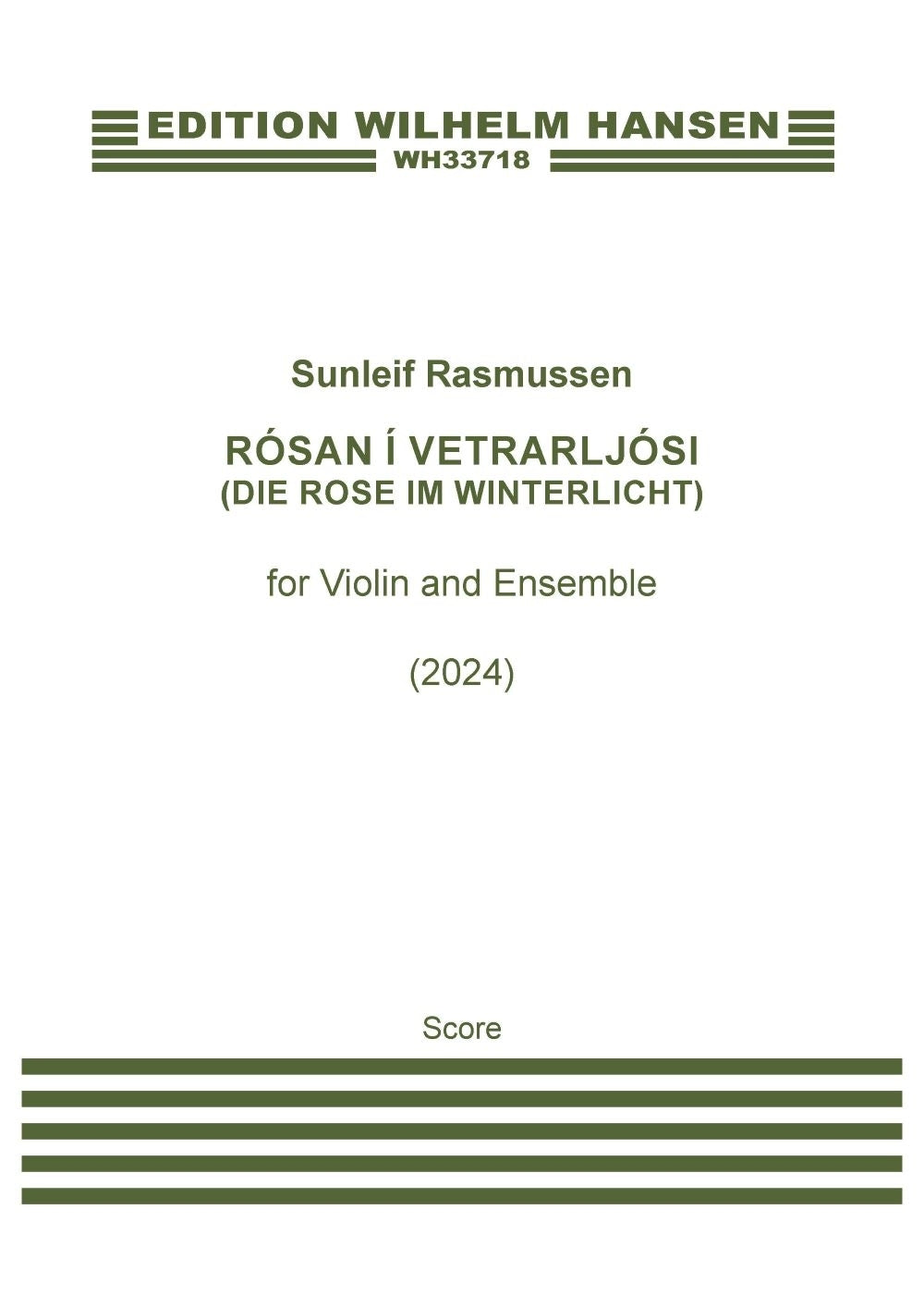 Rasmussen: Rósan Í Vetrarljósi