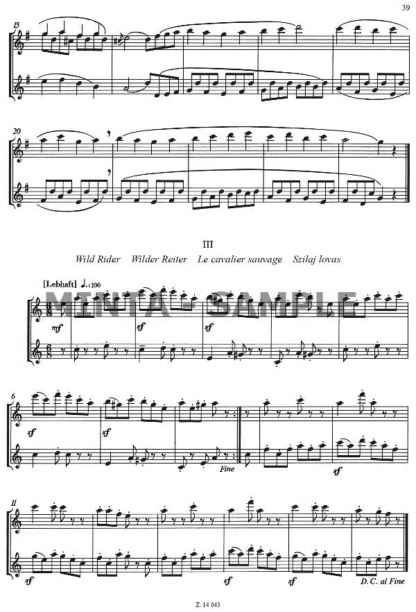 Flute Duets - Volume 2