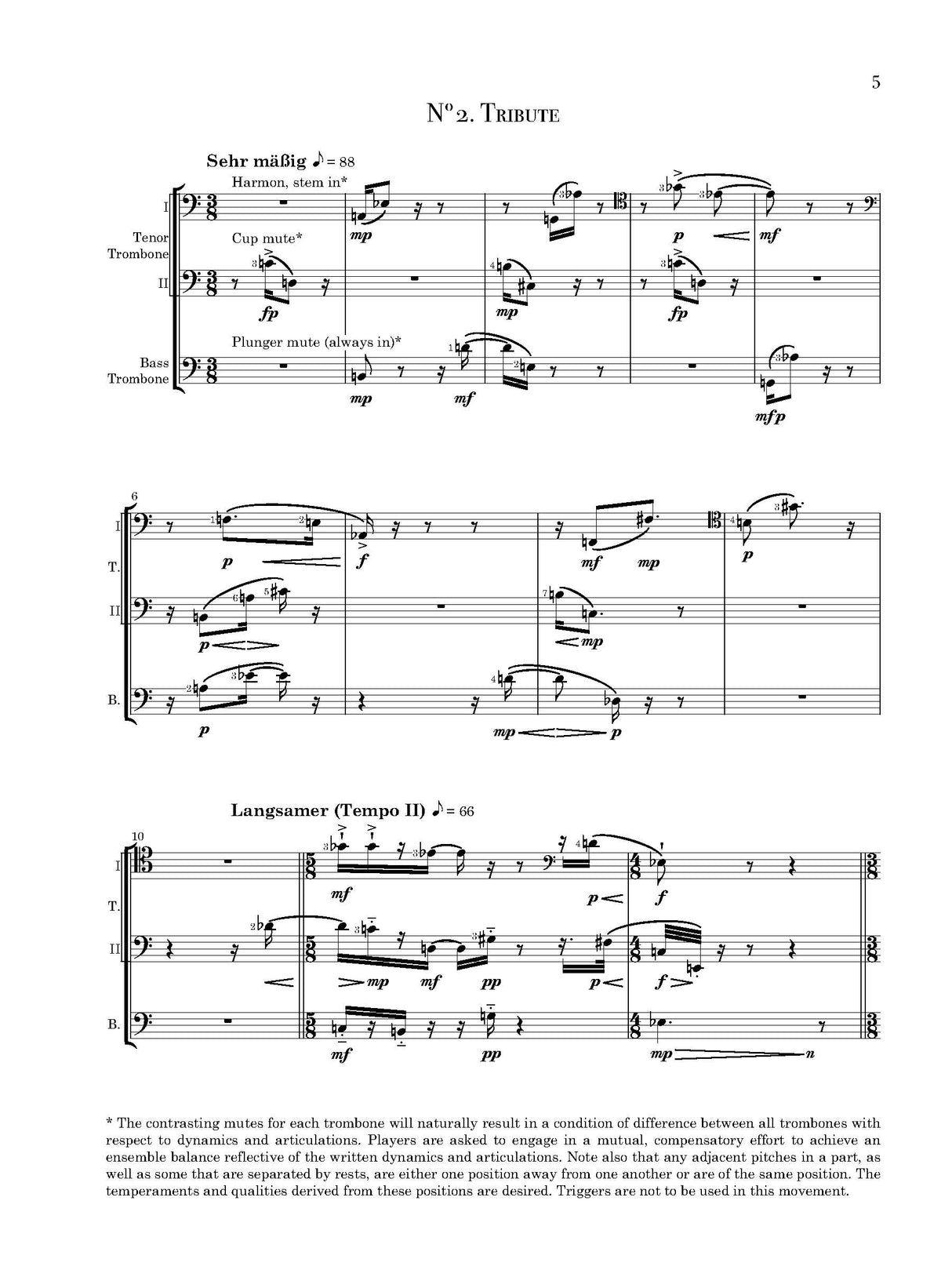 Mecionis: Suite for 3 Trombones