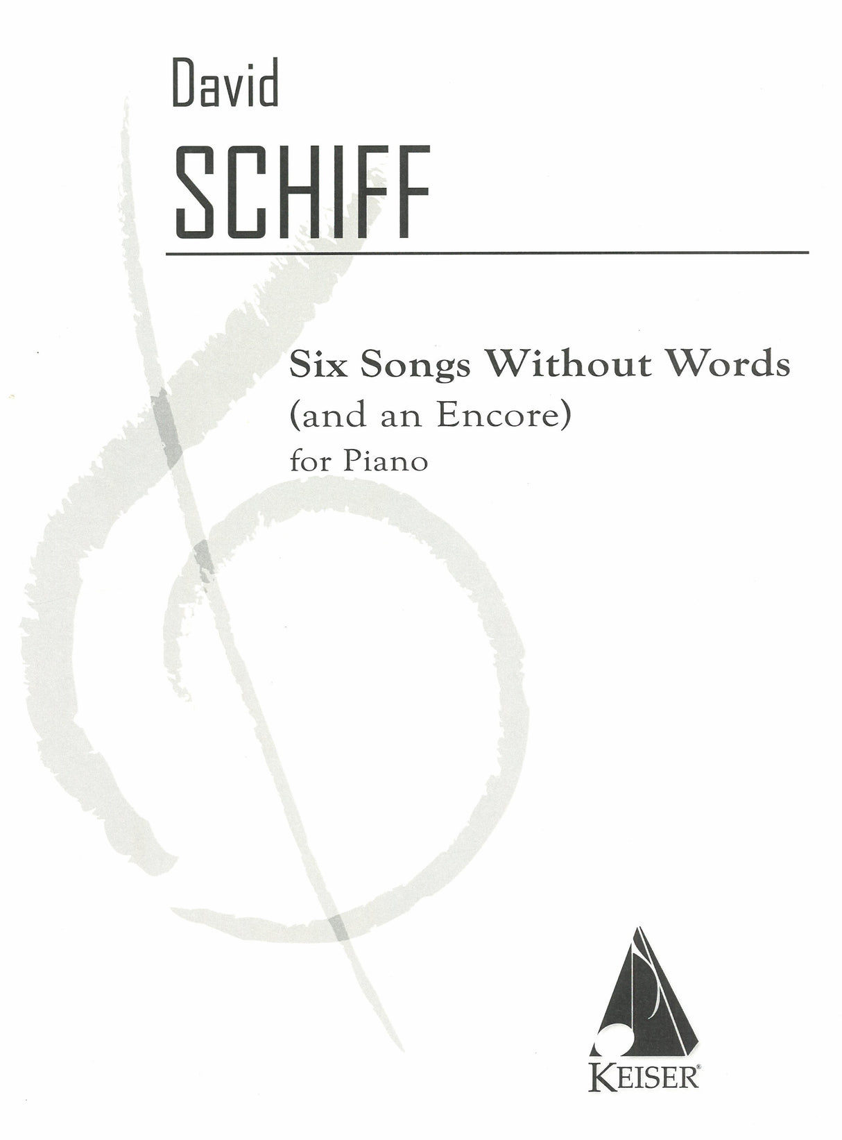 Schiff: 6 Songs Without Words (and an Encore)