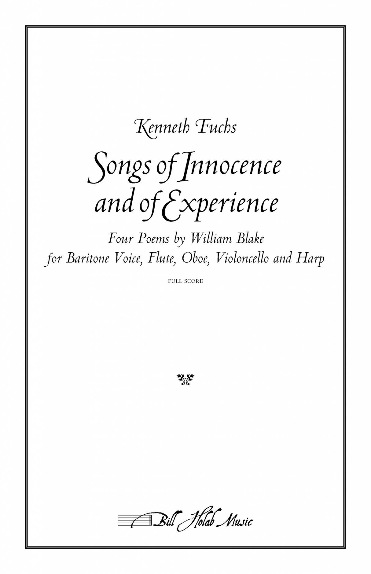 Fuchs: Songs of Innocence and of Experience