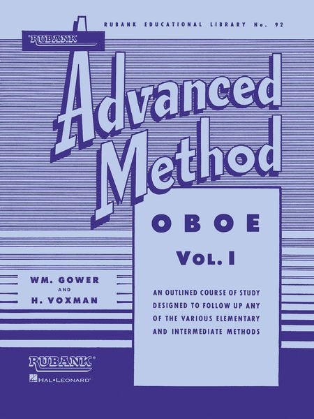 Rubank Advanced Method – Oboe Volume 1