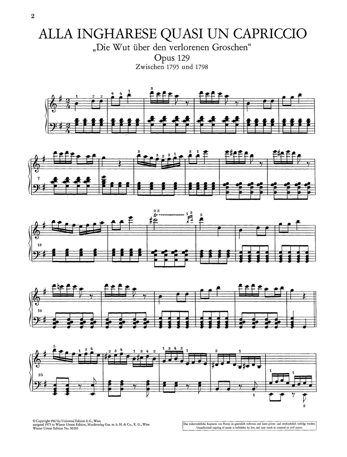 Beethoven: Selected Piano Pieces