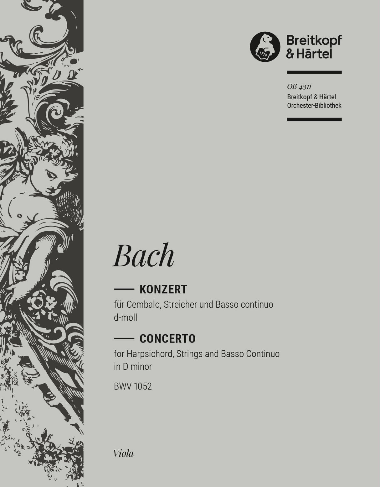 Bach: Harpsichord Concerto No. 1 in D Minor, BWV 1052