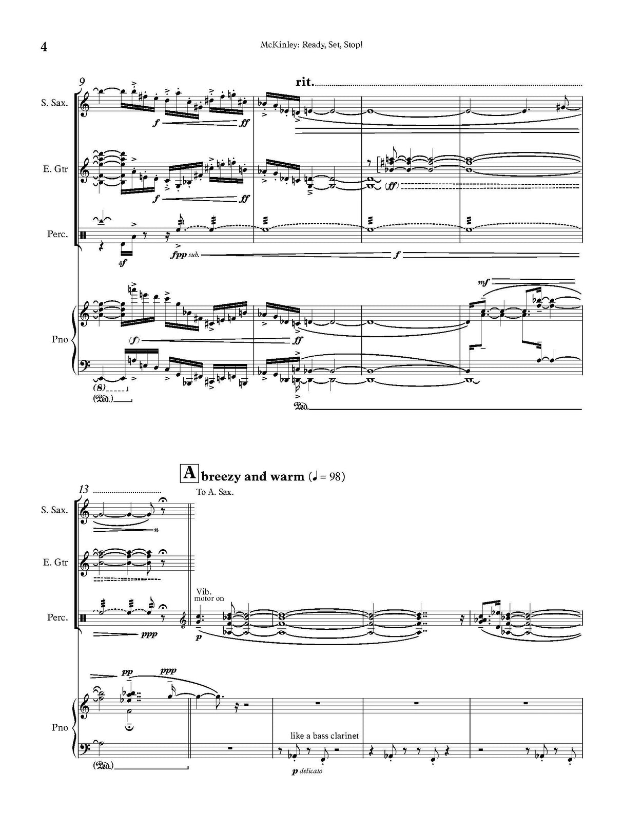 E.M. McKinley: Ready, Set, Stop!