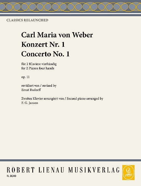 Weber: Piano Concerto No. 1 in C Major, J. 98, Op. 11