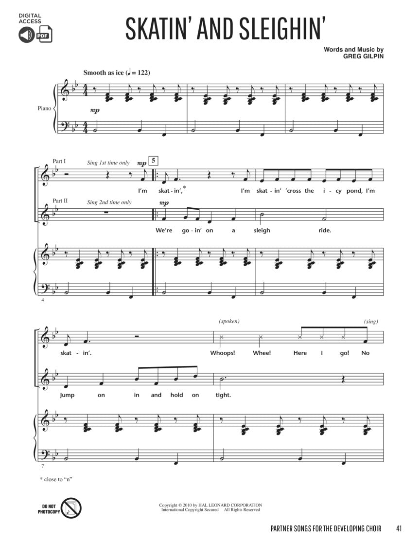 Partner Songs for the Developing Choir