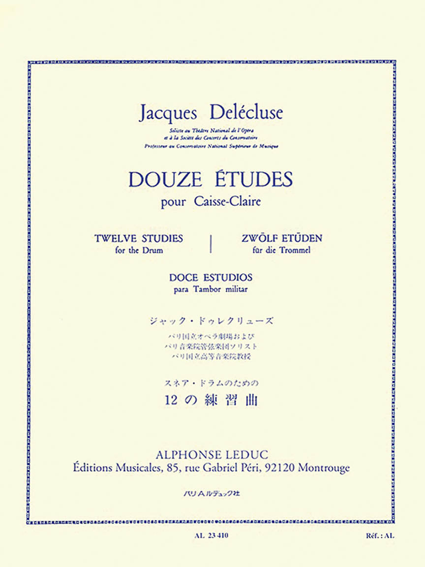 Delécluse: 12 Studies