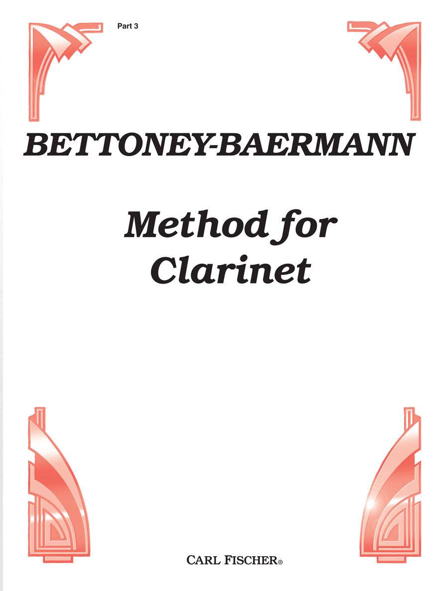 Baermann: Method for Clarinet - Part 3 (Daily Studies)