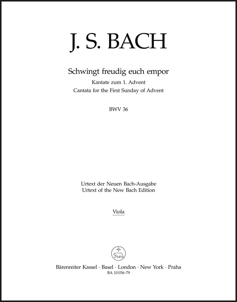 Bach: Schwingt freudig euch empor, BWV 36