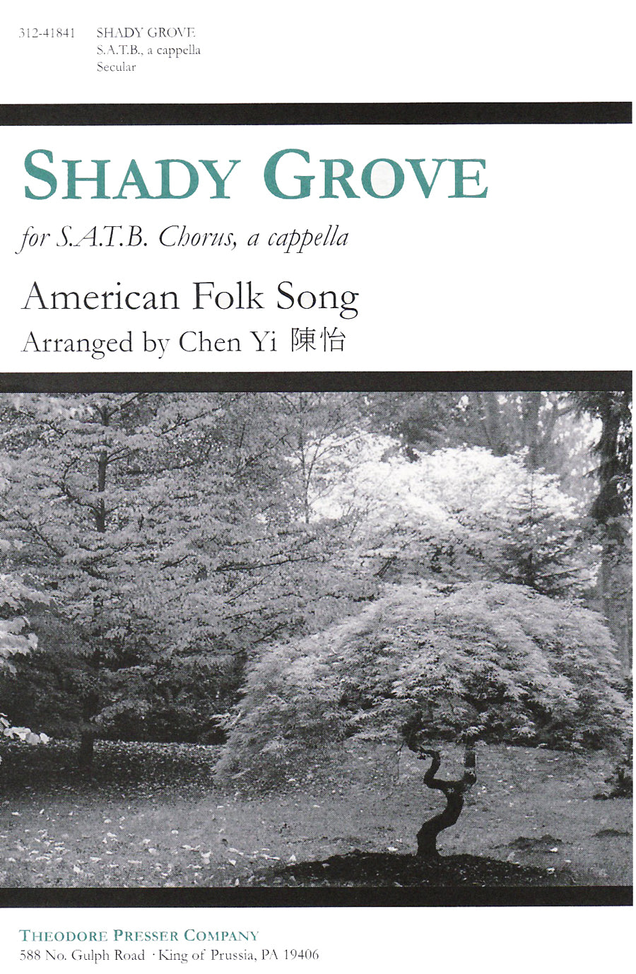 Shady Grove (arr. for SATB)