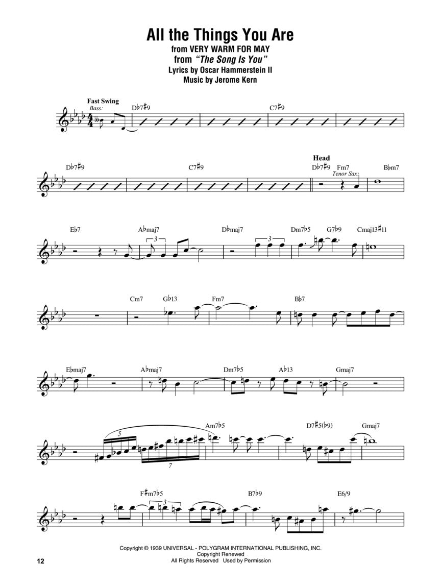 Stan Getz Omnibook