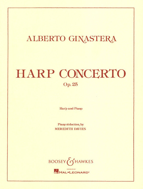 Ginastera: Harp Concerto, Op. 25