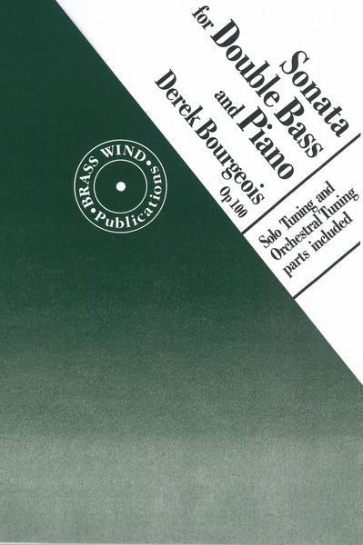 Bourgeois: Double Bass Sonata, Op. 100