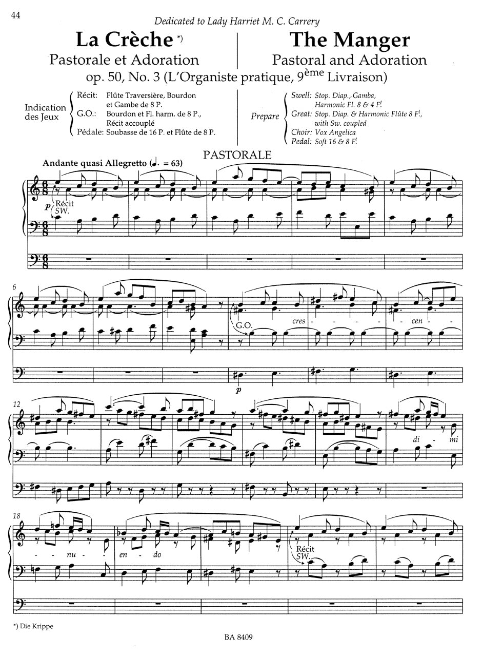 Guilmant: Arrangements based on Gregorian cantus firmi and sacred character pieces