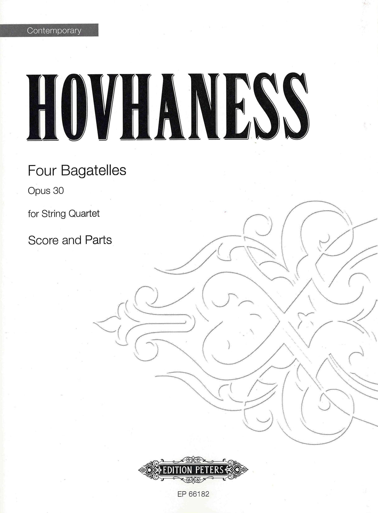 Hovhaness: Four Bagatelles, Op. 30
