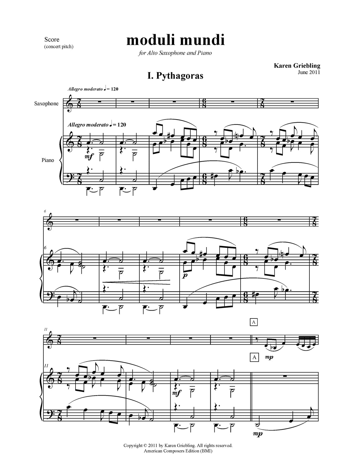 Griebling: moduli mundi