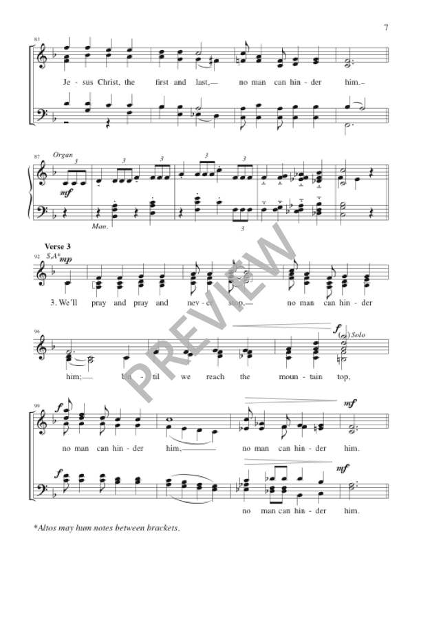 Fanfare and Processional (arr. for SATB and Brass)