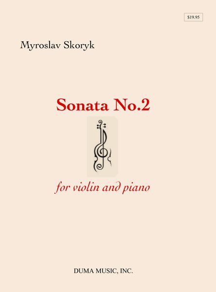 Skoryk: Violin Sonata No. 2